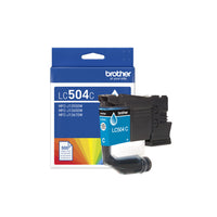 Brother Genuine LC504CS Ink Cartridge - Standard Yield - Cyan -Standard yield ink cartridge, print up to 500 pages