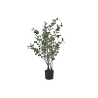 Monarch Specialties - Plante Artificielle - 35 po H - Arbre D'Eucalyptus - Mis En Pot - Feuilles Vertes - Pot Noir-Ajouter une touche de nature à votre espace avec cet arbre eucalyptus artificiel qui mesure 35 po de haut