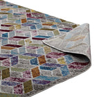 Modway Laleh Geometric Mosaic Area Rug - 4 ft W x 6 ft L - Multicolored-High Density / Machine-Woven