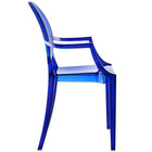 Modway Casper Dining Armchair - Blue-Sturdy Polycarbonate