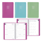 Blueline - Agenda Scolaire Hebdomadaire/Mensuel - 8 po H x 5 po l - Couleurs Assorties - Anglais-13 mois, de juillet à juillet