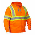 Forcefield Deluxe Safety Hoodie - Orange - Large (024-P834J)-320g heavy-duty polyester jersey knit