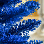 HOMCOM 5' Pencil Artificial Christmas Tree - Deep Blue-Colour: Deep Blue 