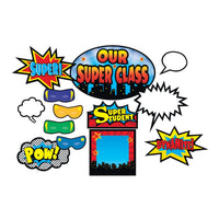 Teacher Created Resources Superhero Bulletin Board Set, 52/Set (TCR5568)-Bulletin Board Set for Classroom Decoration