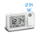 Marathon Watch Projection Clock with Large Display and Backlight - White-Projection: the 180 deg swivel projector projects the time on your wall or ceiling. Option to rotate projection orientation. Projects time in a soft blue and is clear to read and easy on the eyes at night.