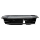 Rubbermaid TakeAlongs Divided Meal Prep Containers - 887 mL (3.7 Cup) - Black - 5 Pack-8