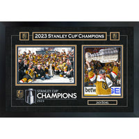 Jack Eichel Golden Knights 2023 Stanley Cup Collage - Framed Print - 22" x 18"-Premium virtual frames