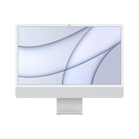 Apple - iMac 24" 4,5k Retina - GPU M1 8 cœurs - SSD 256 Go - Mémoire unifiée 8 Go - Argent - Anglais-Puce M1 d'Apple avec processeur central 8 cœurs, processeur graphique 8 cœurs