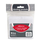 C-Line Self Adhesive Labeling Pockets with Inserts - 2 Packs of 25-Print your own on letter-size paper using downloaded templates available at www.c-line.com/template