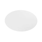 Modway - Lippa Ovale de 42 po Bois Table basse - Or Blanc-Assemblée requise