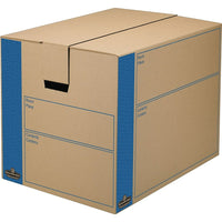 Bankers Box SmoothMove PRIME Moving Box with FastFold - Large - 24" L x 18" W x 18" H - 6 Pack-FastFold technology for quick and easy setup and breakdown