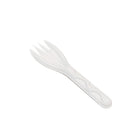 Eco-Packaging Compostable Sugarcane Fibre Fork - 5.5" - 1000 Pack-Made from compostable sugarcane fibre