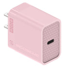 Scosche PowerVolt 20W Power Delivery USB-C Fast Charger & 6' USB-C Braided Cable - Pink-20W USB-C Power Delivery charger offers fast charging