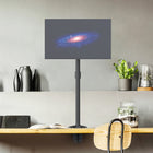 ShoppingAll Adjustable Single Monitor Standing Mount Extra Tall 31.5" Pole for Display up to 32" - Black-5