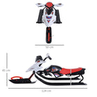 Soozier - luge de course pour enfants avec siège en caoutchouc rembourré - multicoloure-Corde à rétraction automatique de haute résistance, facilement contrôlable pendant l’utilisation 