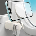iOttie Treker MagSafe Compatible Travel Mount for Mobile Phones- White-Strong Magnetic Hold: The mounting face features 10 sets of powerful N52 magnets which hold your phone securely in place, even during turbulence