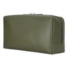 Champs - Trousse de toilette en cuir Onyx - Kaki-En cuir de vachette véritable