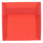 JAM Paper Square Translucent Vellum Invitation Envelopes - 8.5" x 8.5" - Primary Red - 25 Pack (1592165)-Color: Primary Red 
