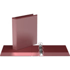 Davis Group Easyview Premium Binder - Round Ring - Customizable - 1.5" - Burgundy - 6 Pack-1.5"