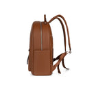 Design Lambert Inc - Le Miles - Sac à dos en cuir vegan, affogato-Poche extérieure pour bouteille d’eau