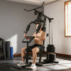 Soozier Home Gym Equipment Weight Training Machine-Works biceps, legs, abdomen, shoulders, legs and buttocks – a whole body workout 