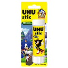 UHU Washable Non-Toxic Glue Stick - Sonic The Hedghog - 40 g - White-Glides smoothy, is economical in use and washable in cold water - perfect for school, home and office.