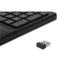 Kensington Pro Fit Ergo Wireless Keyboard and Mouse - Black-Quiet clicking means typing and mousing is smooth, easy, and non-disruptive