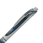 Pentel EnerGel Liquid Gel Refillable Grip Pen - Retractable - 0.7mm - Midnight Blue Ink-Midnight Blue with metal accents & metal pocket clip
