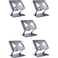 ShoppingAll Laptop Stand Riser for up to 17.3" Devices - Grey - 5 Pack-Universal Compatibility – Supports laptops and tablets up to 17.3", perfect for office, home, or on the go.