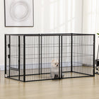 PawHut 6-Panel Heavy Duty Dog Playpen for S/M Dogs - 59" x 32" -6 panels puppy pen