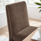Modway Emory Fabric Upholstered Dining Side Chair - Mocha-Arrives Fully Assembled