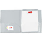 JAM Paper - Chemises multi-poches en plastique robuste - organiseur à 10 pochettes - transparent - Paquet de 3-Quantité : 3 par paquet | De quoi organiser tous vos sujets & projets