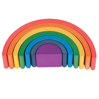 TickiT Wooden Rainbow Architect Arches - Set of 7-Safety compliant and perfectly sized for children aged 12m+