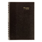Brownline - 2026 Agenda quotidien CoilPro avec couverture rigide et reliure spirale double - 8 po x 5 po - Noir - Anglais-Horaire de rendez-vous de 7 h a.m. à 7 h 30 p.m., à intervalles de 30 minutes pour la semaine complète