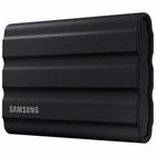 Samsung - T7 2TB USB 3.2 Gen. 2 Shield Portable SSD - Black-Read: Up to 1,050 MB/sec3; Write Up to 1,000 MB/sec3