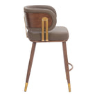 Zuo Brew Counter Stool - Brown/Walnut-Dimensions: 21.5" L x 21.5" W x 35.0" H