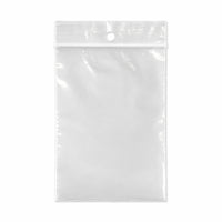 KL Rubber - Sac refermable en polyéthylène avec trou de suspension - 2 Mil - 3 x 5 po - paquet de 1000-Lèvre décalée avec fermeture refermable durable pour une ouverture facile et une fermeture sécurisée