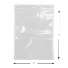 KL Rubber - Sac refermable en polyéthylène avec trou de suspension - 2 Mil - 6 x 8 po - paquet de 1000-Approuvé pour le contact direct avec les aliments — idéal pour viandes, produits frais et produits secs