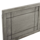 Modway Archie Wood Queen Headboard - Grey-Interchangeable Bed Frame Options