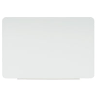 MasterVision Lago Professional Magnetic Glass Dry-Erase Board - 24" L x 36" W - Frameless-Anti-ghosting magnetic glass surface; suitable for extensive use
