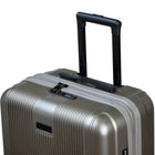 Champs Marquis 3 Piece Luggage Set - Grey-Built-in TSA lock. Recessed TSA approved locks for added safety