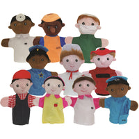 Get Ready Kids Community Helper Puppets - 10 Pack-Puppets bring stories to life and encourage creative dramatic play in young children