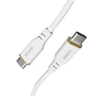 Amaze 4' USB-C to C Cable - White-60W Fast Charging: Delivers reliable power for phones, tablets, and laptops