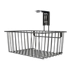 Gator Magnetics 12" Small Magnetic Utility Basket - 35 lb Capacity - Black-Versatile: Ideal for wall storage and organization to hang loose items in the workshop, garage, home, pole barn or shed. The Gator Basket securely attaches to common steel surfaces. Gives flexibility to store and hang your loose spray paints, bug sprays, cleaning supplies, adhesives, tapes, paper towels, and other items wherever you need them.