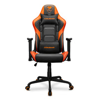 COUGAR Armor Elite Reclining and Tilting Gaming Chair - Black and Orange-Gaming Office Chair with Wraparound and High Backrest Design