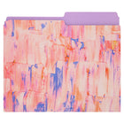 Merangue File Folders - Letter Size - Pink Paint - 3 Pack-13 pt. stock paper
