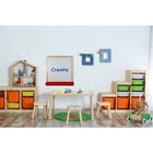 Flipside Magnetic Dry Erase Wall Easel-Dry erase markers (sold separately) write and erase cleanly