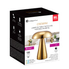 Xtricity - Lampe de table tactile portable LED Cremini en métal - Or-Activation tactile pour une utilisation facile