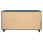 Manhattan Comfort - Granville commode moderne et double commode - bleu minuit - ensemble de 2-Garantie limitée du fabricant de 30 jours