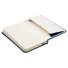 JAM Paper Hardcover Small Journal Notebook With Elastic - 100 Lined Sheets - 3 3/4" x 5 5/8" - Blue-Quantity: Sold Individually | 100 ruled / lined paper pages.